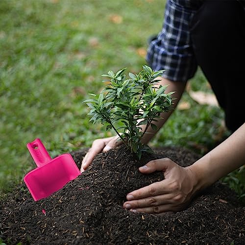 Vikan Remco 63001 Color-Coded Plastic Hand Scoop - BPA-Free Food-Safe Kitchen Utensils, Restaurant and Food Service Supplies, 16 oz, Pink - color: Pink, size: 16 ounces