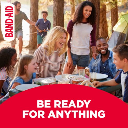 BAND-AID Brand Travel Ready Portable First Aid Kit, 80 Piece - size: 80 Piece