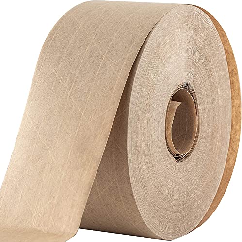 GSSP Reinforced Kraft Tape 2.75" x 375'; Water Activated -8 Rolls