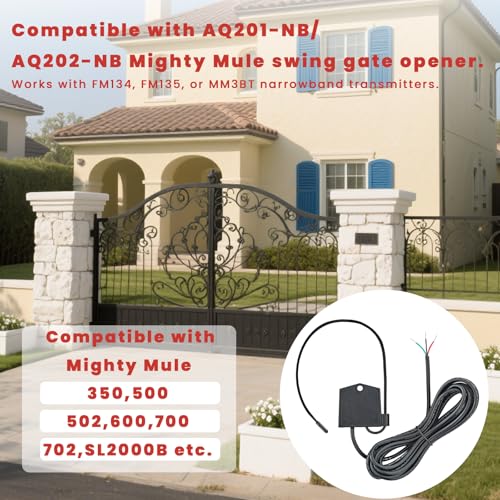 Narrow Band Reciever-Antenna Compatible with Mighty Mule AQ201-NB/AQ202-NB