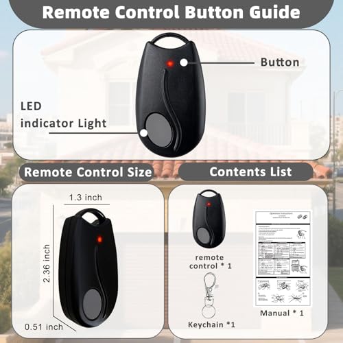 Garage Door Opener Remote for ACT-31B ACP00879 Megacode Linear Garage Door Opener Remote 1-Channel Remote Control Compatible with Linear Megacode MCT-3 DNT00089 MCT-11 DNT00090 - style: ACT-31B-1Pcs