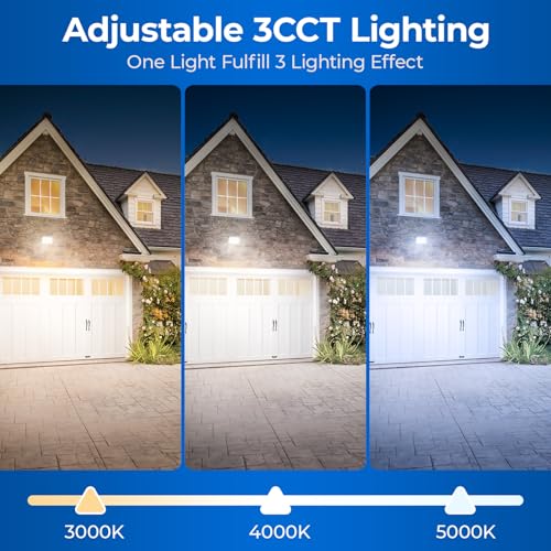 CINOTON 120W LED Wall Pack Light, 3CCT 16800LM, Dusk to Dawn Sensor, 4 Pack - size: 4 Pack