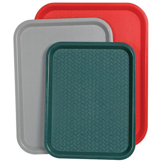Winco Fast Food Tray, 10 by 14-Inch, Green - color: Green, size: 10" x 14"