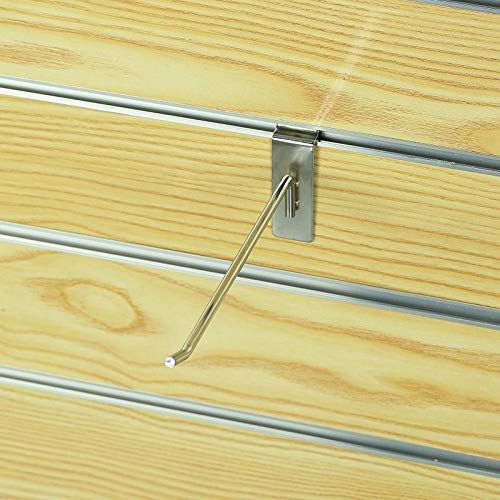 8inch Slatwall Hooks,Hangers,Display Hooks,Single Rod Hooks,Slatwall Display Panel Hooks,Perfectly Display Items & Products for Your Room,Garage,Retail Store - size: Slatwall hook 8" 16 Pack