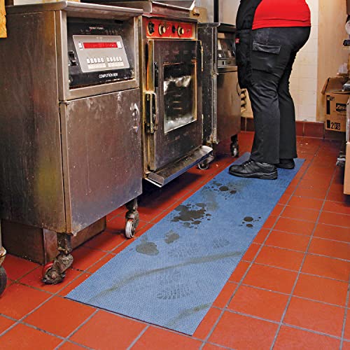 PIG Absorbent Grippy Mat | 16" x 50' Absorbent Mat Roll with Adhesive Backing | MAT1650 - size: 16" x 50'