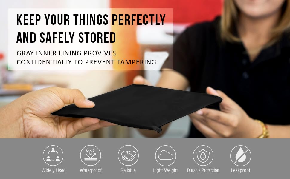 iMBAPrice Black Poly Mailers 10x13 Inch 200 Pack I Size #4 Self-Seal, Waterproof, Tear-Resistant, For Clothing & Small Business Packaging - color: Black, size: 10" X 13"