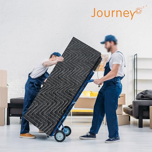 Moving Blankets 72"x80", (45 lb/dz Weight), Heavy Duty Moving Blanket, Deluxe Quality Padded Packing Blankets for Furniture Shipping and Storage, Black (1 Blanket) - size: 1 Deluxe Black Blanket 45 lbs/Dozen