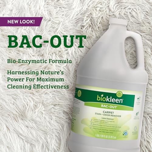 Biokleen Bac Out Enzyme Cleaner, Stain & Pet Odor Eliminator, Lime Scent - size: (128 Fl Oz)
