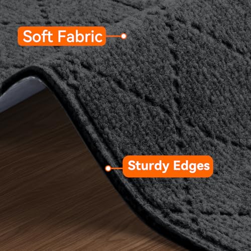 Stair Treads for Wooden Steps 15 PCS, Non Slip Rugs Dark Grey - color: Dark Grey