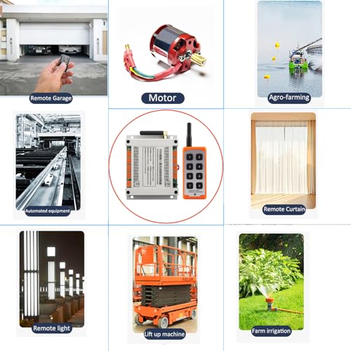 8CH Wireless Remote Control Switch, DC 12V-36V Quick Wire Connector - color: DC 12V~36V/ 1 x Controller