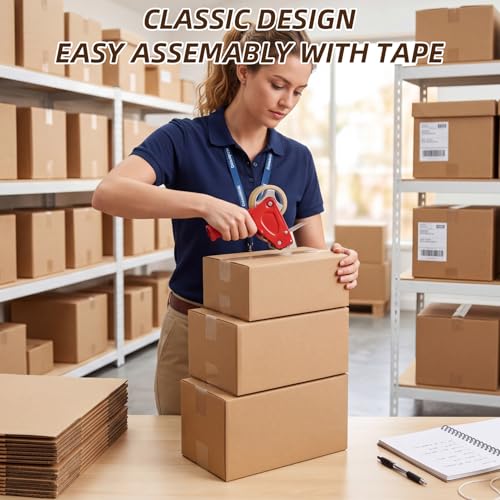 ZBEIVAN Shipping Boxes Mailers Assorted Sizes 11x6x6, 10x7x5, 9x6x4 inches Corrugated Cardboard Small Packing Kraft Moving Mailing Box, Pack of 30 - size: 11X6X6&10X7X5&9X6X4 inch