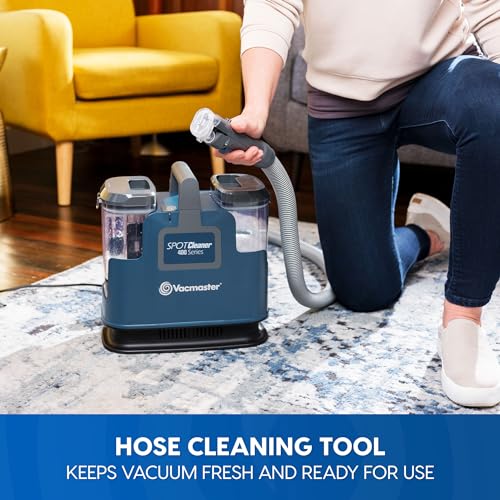 Vacmaster 400 Series Portable Carpet & Upholstery Spot Cleaner Machine - color: Ink Blue