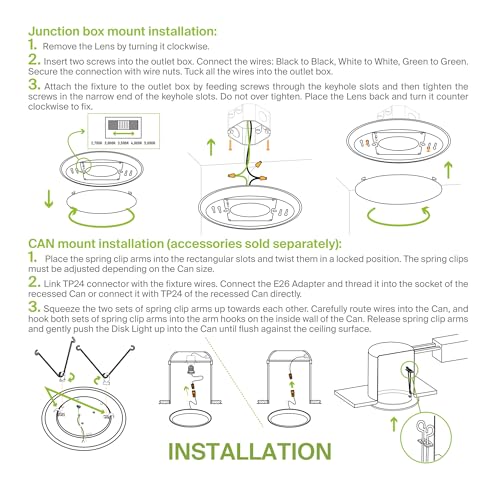 ASD 6 Pack Bronze LED Disk Lights 6 Inch, 5CCT Flush Mount Ceiling Light - color: Bronze, size: 6 Pack