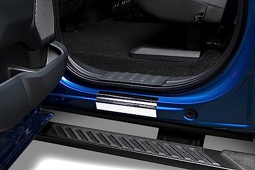 Putco Super Duty Logo Stainless Steel Door Sill Plates Kit - Fits Ford F250/F350/F450/F550 Crew Cab 2023-2027