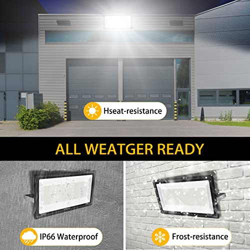 XYCN 1000W 2pack LED Flood Lights Outdoor,4200 watt Equivalent 99000LM Super Bright LED Arena Lights 85-277V IP65 Waterproof 5000K Daylight Commercial Lighting for Stadium,Backyard, Parking lot etc - color: 1000W 2pack led flood light