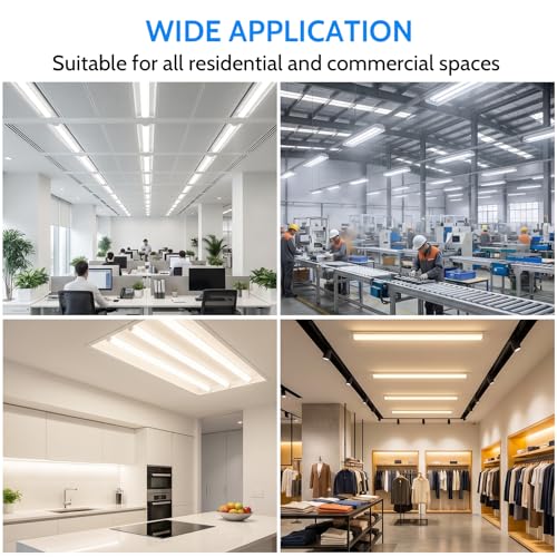 LightingWill LED T8 Light Tube 3FT, Warm White 3000K-3500K, Dual-End Powered Ballast Bypass, 2000Lumens 15W (32W Fluorescent Equivalent), Frosted Cover, AC85-265V Lighting Tube Fixtures, 1Pack - color: Warm White, size: 3FT-1 Pack