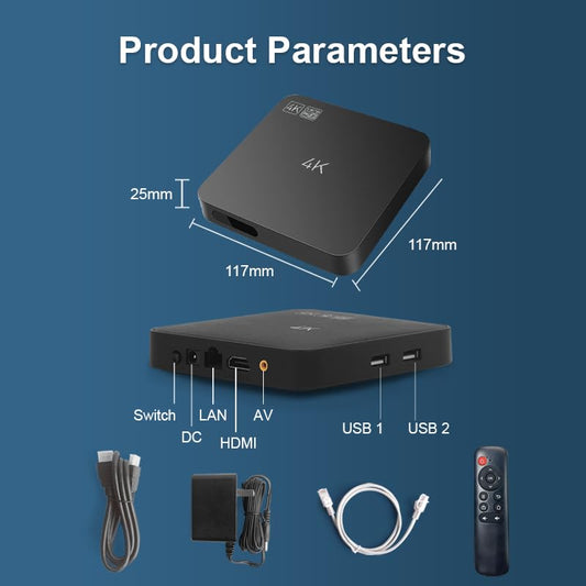 HDMI Advertising Media Player USB Video Player Non-Subscription CMS Digital menu Display 4K Multimedia Player Device