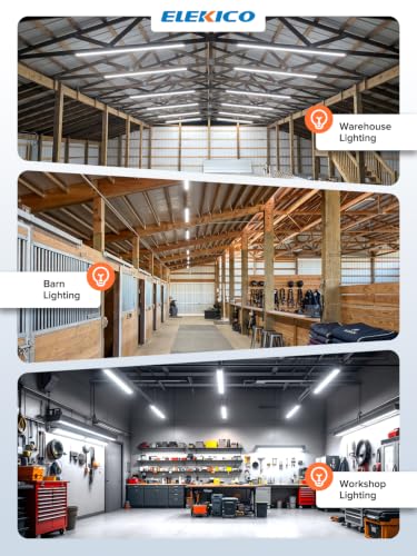 1.5FT LED Shop Lights, 35W 3500LM 5000K Ultra-Bright Linkable Shop Light - size: 1.5FT-2PACK