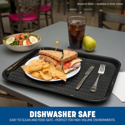 Carlisle Cafe Tray, Fast Food Restaurant Tray, 14 x 18, 1 Ct, Gray - size: 17.9" x 14" x 1" (Pack of 1)