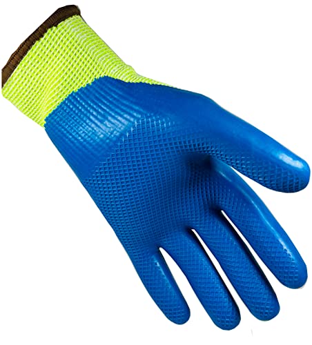 GRX Cut Series 634 Cut Resistant ExaGrip Coated Palm Work Gloves in Size L