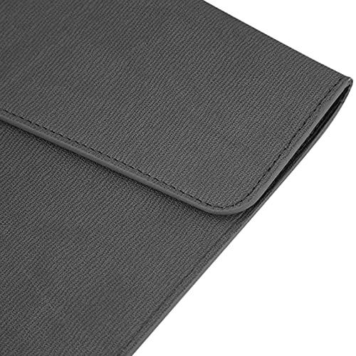 VANRA 1 Piece PU Leather Envelope File Folders Holder A4 Paper Organizer - color: Black