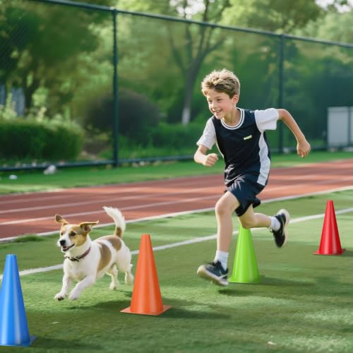 12 Inch Traffic Cones,12pcs Training Sports Cones,Parking Cones - color: colors