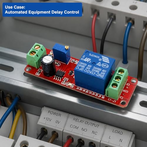 NE555 Adjustable Delay Timer Module, 12V DC