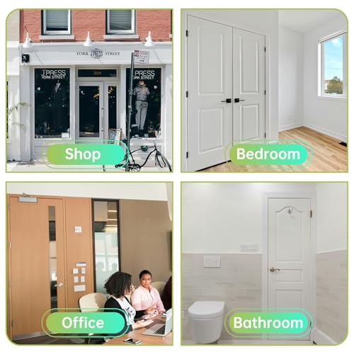 3 Pack Black Door Hinges 3 x 3 Inches, Stainless Steel Ball Bearing Hinges with Screws, Square Corner, Smooth and Quiet - size: 3x3inch - 3 Pack