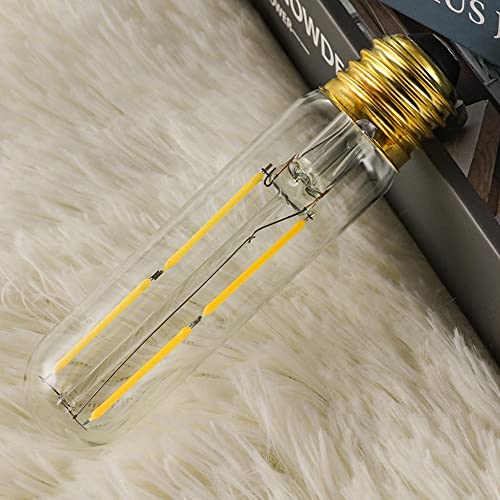 T10 Led Bulbs 4W Dimmable E26 Tubular Light Bulbs 4000K Daylight - color: 4w=40w Daylight 4000k