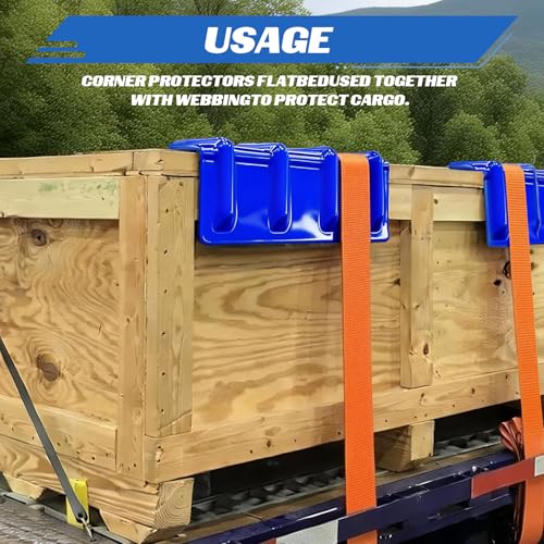 ANLULOAD Flatbed Edge Protector, Cargo Corner Protectors,Size:24"x8"x8".