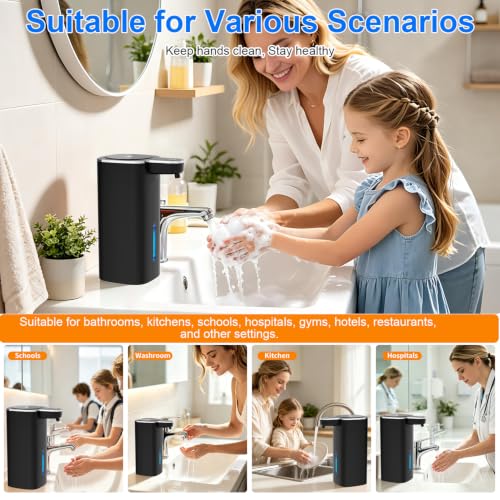 Electric Foaming Soap Dispenser - color: Black