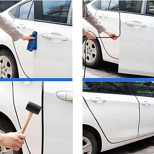 Moyishi Edge Trim, U-Channel Rubber Edge Protector, White, 1/2" x 3/8", 15 Feet (4.60 Meters), Fits 3/64 to 1/4 Inch, Easy to Install, Vehicle Trim, Weather Stripping - color: White, size: 15 Feet (4.60 Meter)