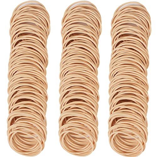 AIWOQI Rubber Bands Size16 Elastic Rubber Band #16 Light Brown 600Pcs - color: Light brown