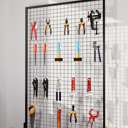12'' Gridwall Pegs Hooks White, 25 PCS Grid Wall Utility Hooks - color: White, size: 12 Inch