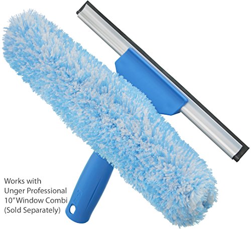 Unger Professional Combi Window Cleaning Tool Refill Sleeve, 10" - size: 10-inch