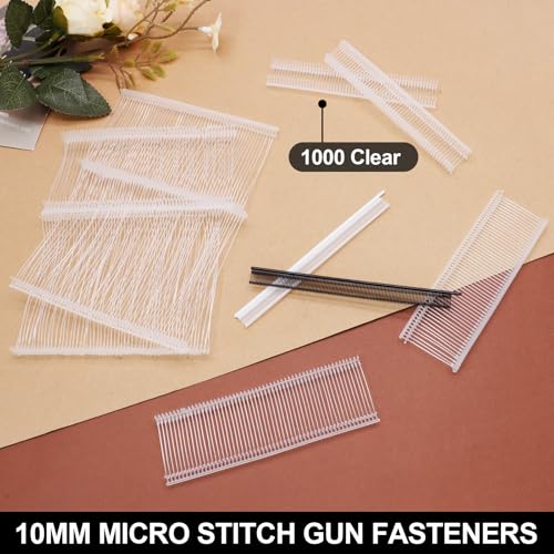 Biaungdo 1000 Pcs 10mm/0.39 Inch Standard Tagging Gun Fasteners