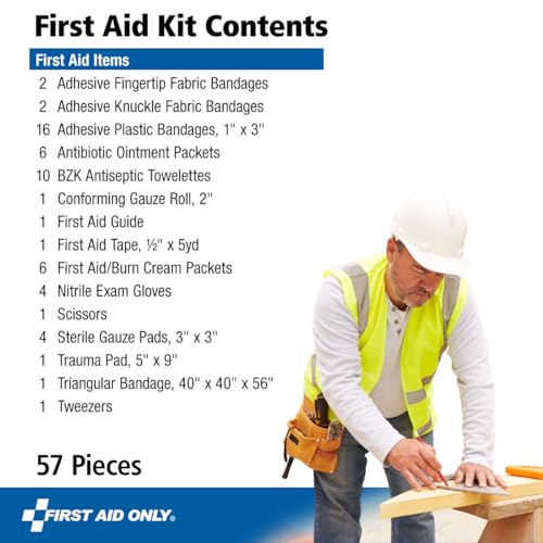 First Aid Only 10-Person Compact First Aid Kit for Home, Car & Work - style: Aid Kit