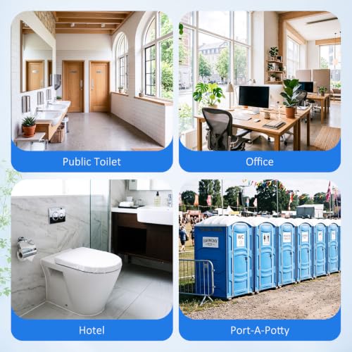 200 Pack Disposable Toilet Seat Covers for Travel Public Toilet Hospital - size: 200 PC