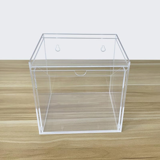 Disposable Facial Towel Storage Box - Acrylic Container Compatible with Clean Skin Club Clean Towel XL - Wall-Mounted Makeup Organizer with Drawer (Excluding Facial Towels) (Clear) - color: Clear