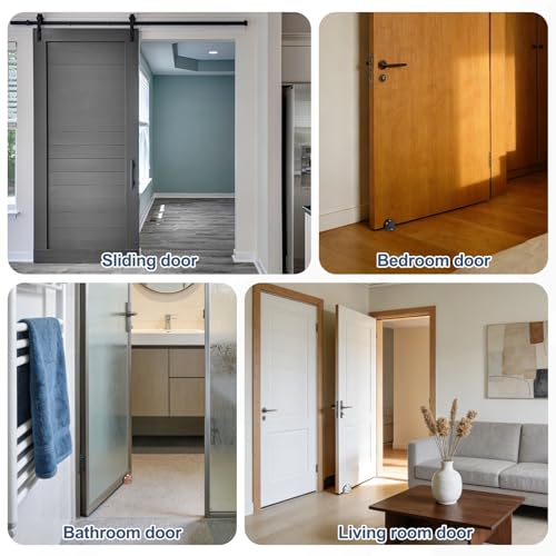 uxcell 4 Pack Low Dome Floor Door Stop 1.5" H x 1.65" W, Stainless Steel - color: Bronze