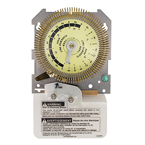 Intermatic, Inc. Intermatic T1905HDM Heavy Duty Industrial Mechanical Time Switch, Mechanism Only, 120VAC, 60Hz