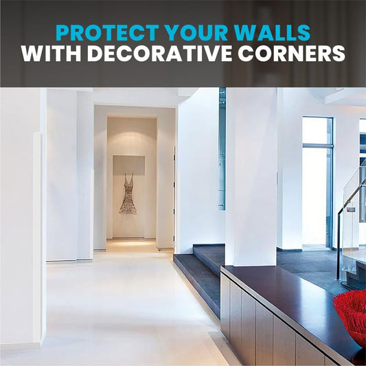 Proflex Wall Corner Protector -White Textured 2 inch x 48 inch - Pack of 6 - Self Adhesive Corner Guards for Walls Edge Protection – Easy to Apply – No Tools Needed - color: White, size: 2 x 48 In - (6PCS)