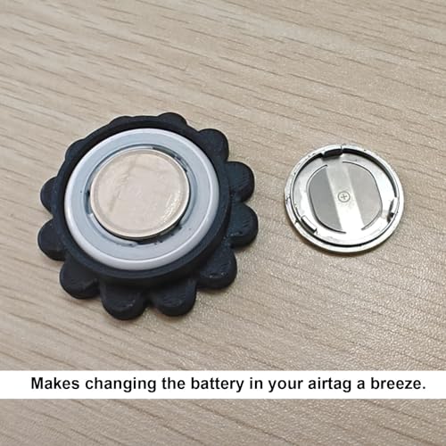 PIAOLGYI Removal & Assembly Tool for Airtag,Airtag Opener Battery Removal Tool Accessories Compatible with Airtag(Black) - color: Black
