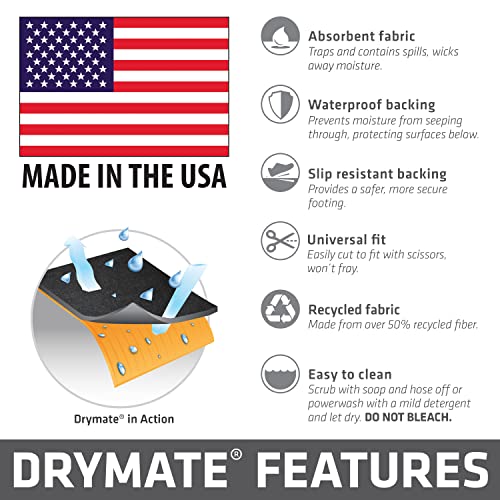 Drymate Garage Floor Mat 17' x 7'4", Waterproof Garage Flooring, USA Made - size: 7'4" x 17' (Rectangular)