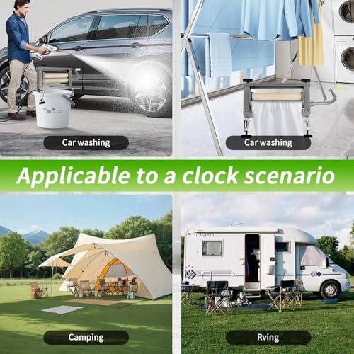 Upgraded Heavy Duty Clothes Wringer, Laundry Wringer for Chamois Cloth, Sponge, Dual Knob Design for Easier Operation - Gary