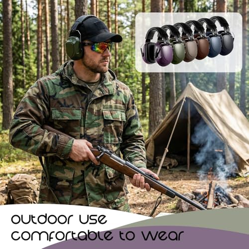 Amylove 12 Pcs Adult Noise Cancelling Headphones Ear Muffs - size: Universal Fit (kids & Adults), style: Shooting Style 2