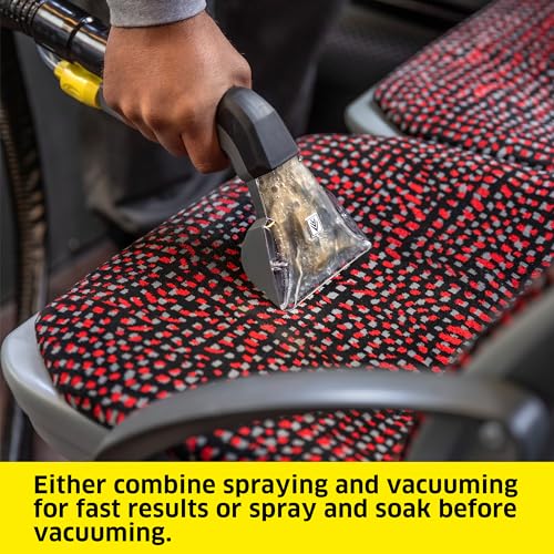Kärcher Puzzi 8/1 C Commercial Carpet Extractor 12.5 PSI - Spot Cleaner, Stain Remover, Area Rugs, Car and Auto Detailing, Carpet and Upholstery Cleaner - Onboard Accessory Storage - 3.9 Gallon Tank - style: Puzzi 8/1 (Commercial)