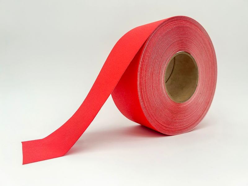 LeanStripe Aisle Striping 5S Floor Marking Tape (Red, 2" x100') - color: Red, size: 2"x100'