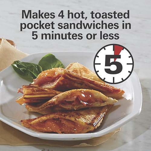 Hamilton Beach Electric Sealed Sandwich Maker Grill - size: Compact (1 Pack)
