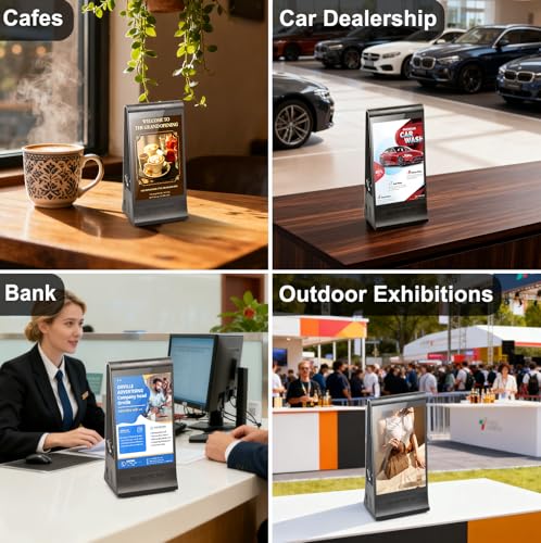 WeADS 868PX Dual-Sided 8" Interactive Digital Signage - color: Black